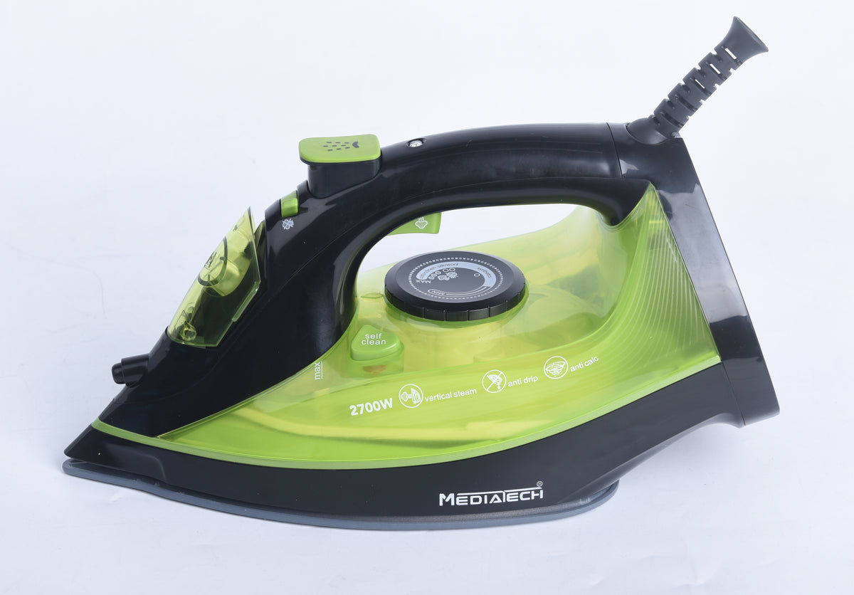 Media Tech Steam Iron 2700W - Green