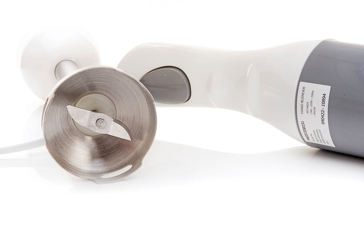 Media Tech Hand Blender – 450W – White & Grey