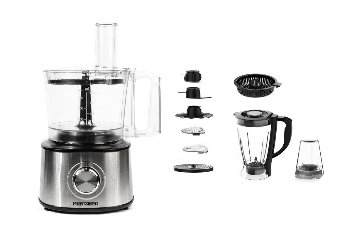 Media Tech Food Processor 1200W – The Chef – Multi-Function