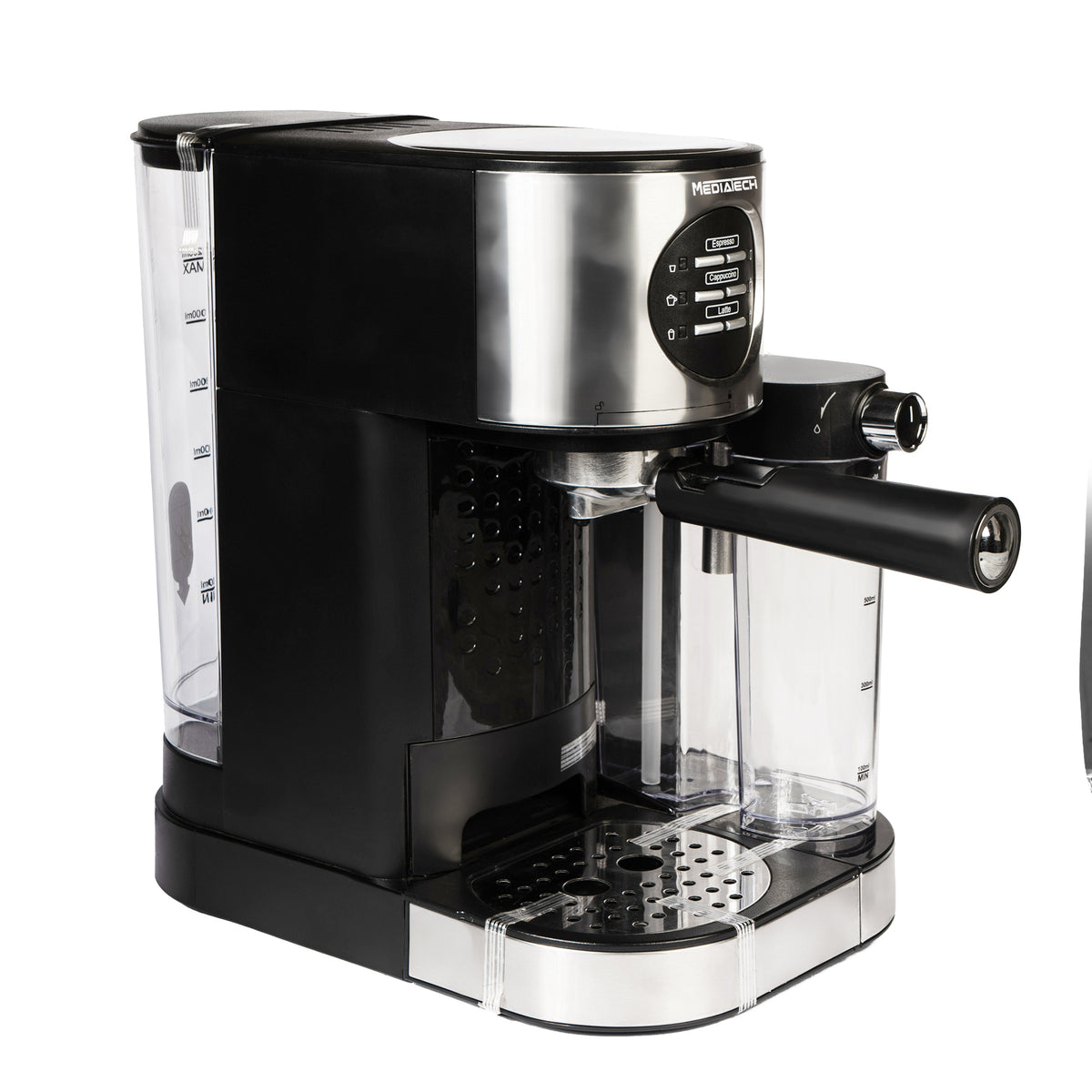 Media Tech Automatic Espresso Coffee Machine with Milk Tank – "CIPRIANI"