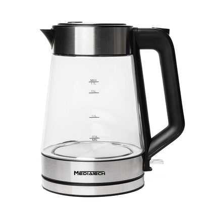 Media Tech Glass Kettle 1.7L