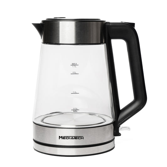 Media Tech Glass Kettle 1.7L