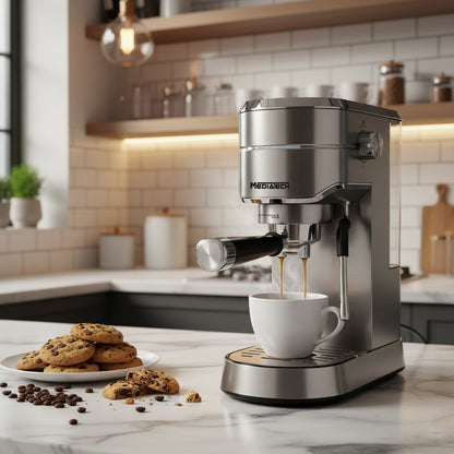Media Tech Espresso Coffee Machine – "IRON MAN"