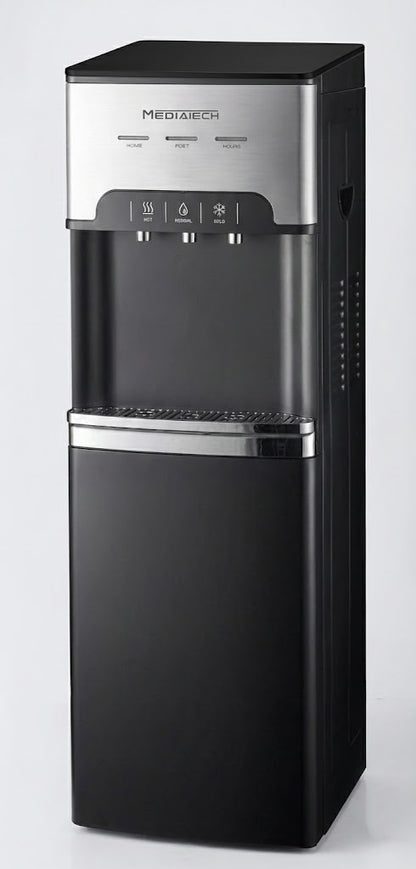 Media Tech Bottom Loading Water Dispenser – PUREFLOW – 3 Taps – MT-WD2580B
