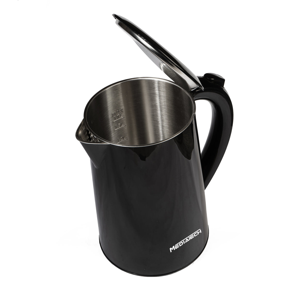 Media Tech Stainless Steel Digital Kettle 1.7L – Avero – with Temperature Selection Display – MT-KDS001