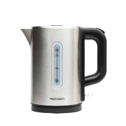Media Tech Stainless Steel Electric Kettle 1.7L