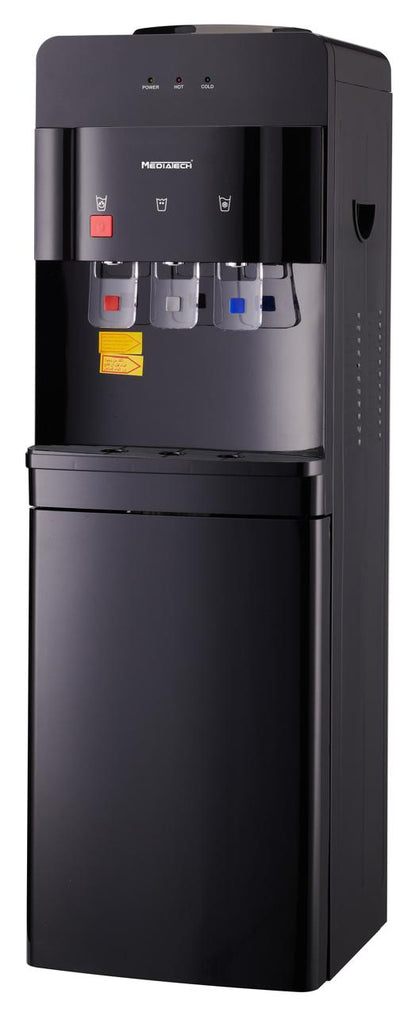 Media Tech Water Dispenser with Storage Cabinet - 3 Taps
