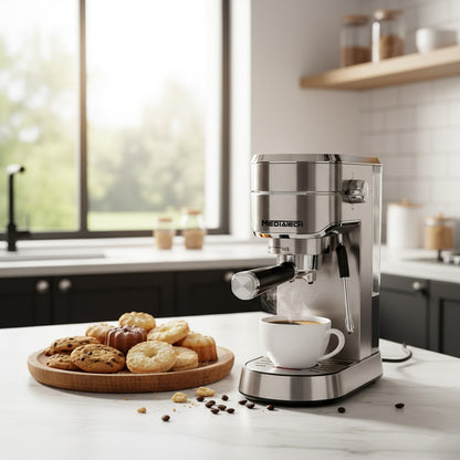 Media Tech Espresso Coffee Machine – "IRON MAN"