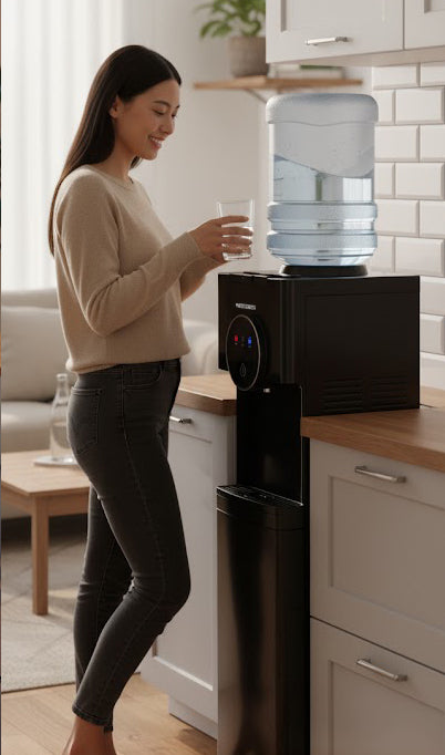 Media Tech Water Dispenser with Fridge – CHILLO – MT-WD2587R