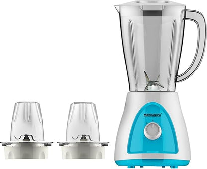 Media Tech Blender 3*1 400W + 2 Grinder - Blue
