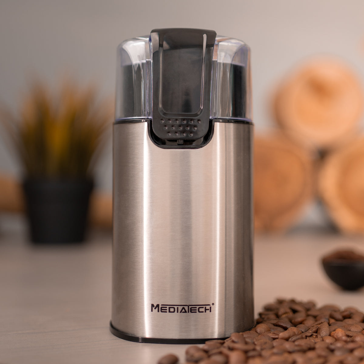 Media Tech Coffee Grinder – Stainless Steel – 150W