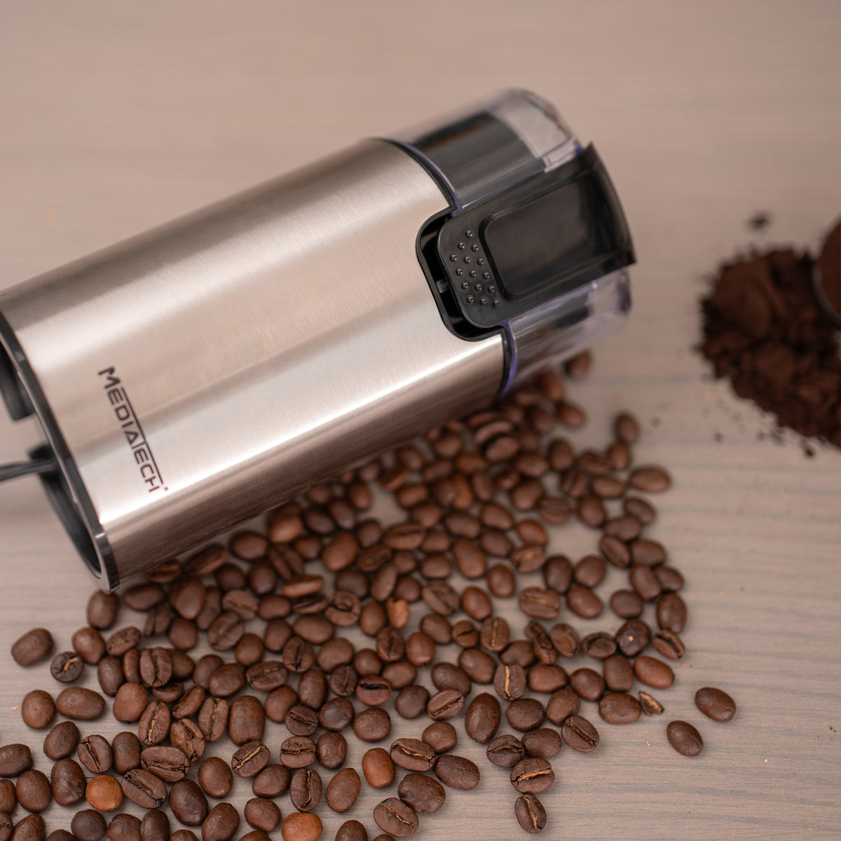 Media Tech Coffee Grinder – Stainless Steel – 150W