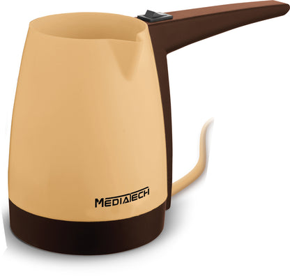 Media Tech Turkish Coffee Pot – 600W – 330ml - Beige