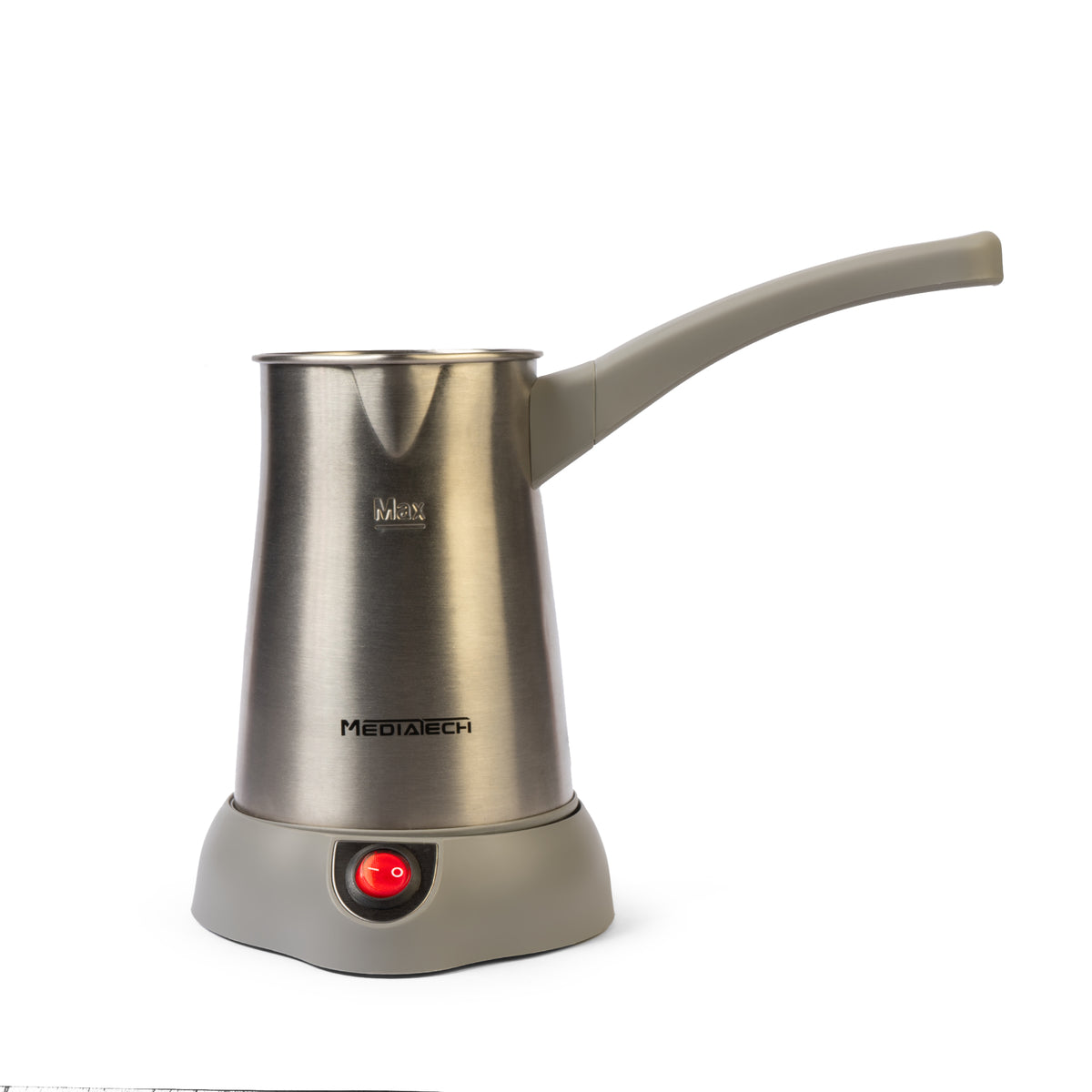 Media Tech Cordless Stainless Steel Turkish Coffee Maker
