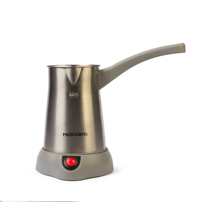 Media Tech Cordless Stainless Steel Turkish Coffee Maker