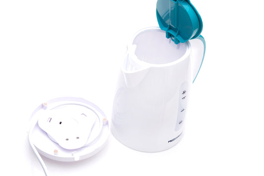 Media Tech Plastic Electric Kettle 1.7L - White