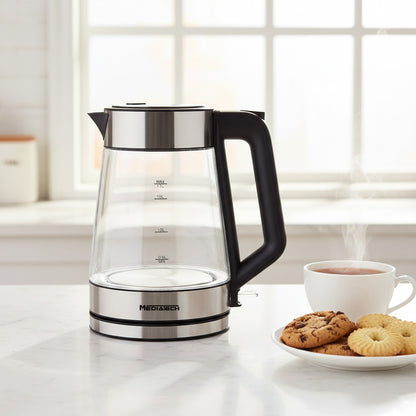 Media Tech Glass Kettle 1.7L