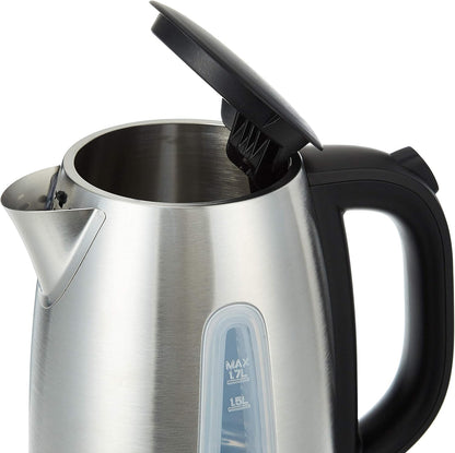 Media Tech Stainless Steel Electric Kettle 1.7L