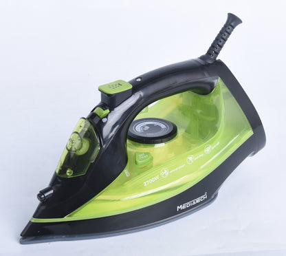 Media Tech Steam Iron 2700W - Green